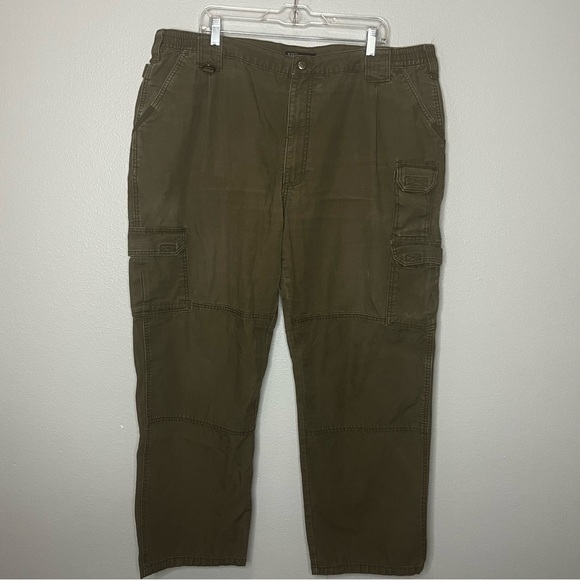 5.11 Tactical Series Pants Men 44/32 Green Cargo Work Hunting Outdoor Pockets - Picture 1 of 11